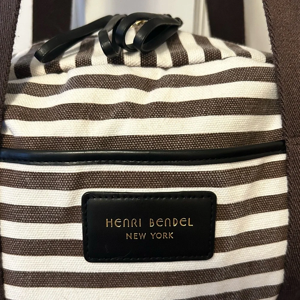 Henri Bendel Weekender Bowler Bag in Canvas - C - Picture 3 of 16